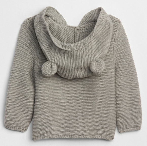 Baby Gap blue button sweater - Picture 2 of 5